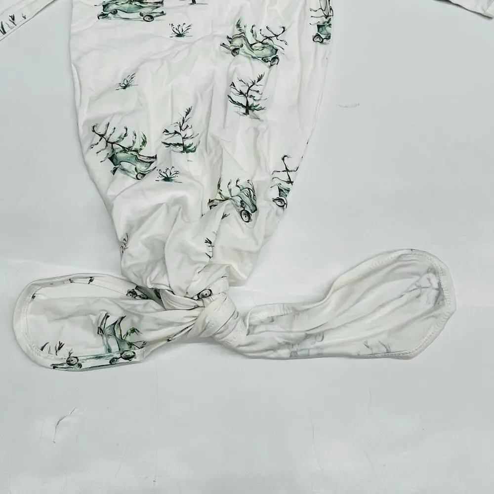 NWT Tickety-Boo 0/3M Winter Wagon Gown